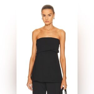 TOTEME Wool Crepe Band Strapless Top - Sz 34
